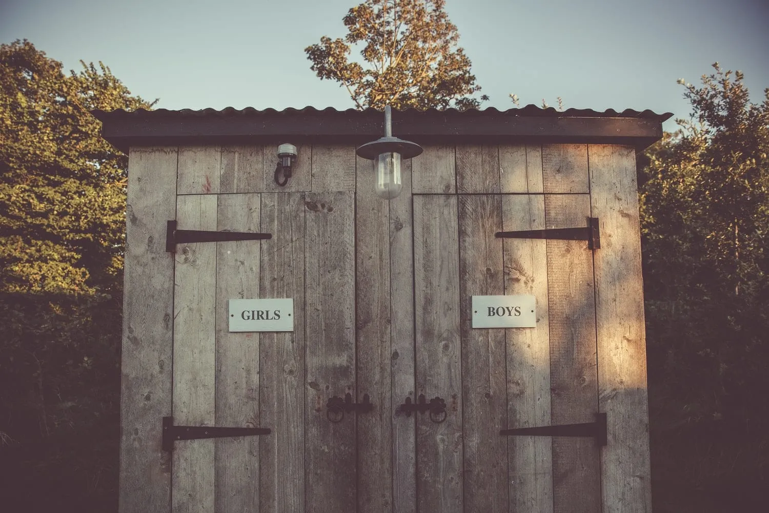 Boys and girls toilet
